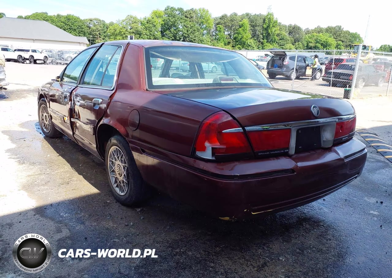 2001 Mercury Grand Marquis Gs VIN:2MEFM74W21X624664 - 3