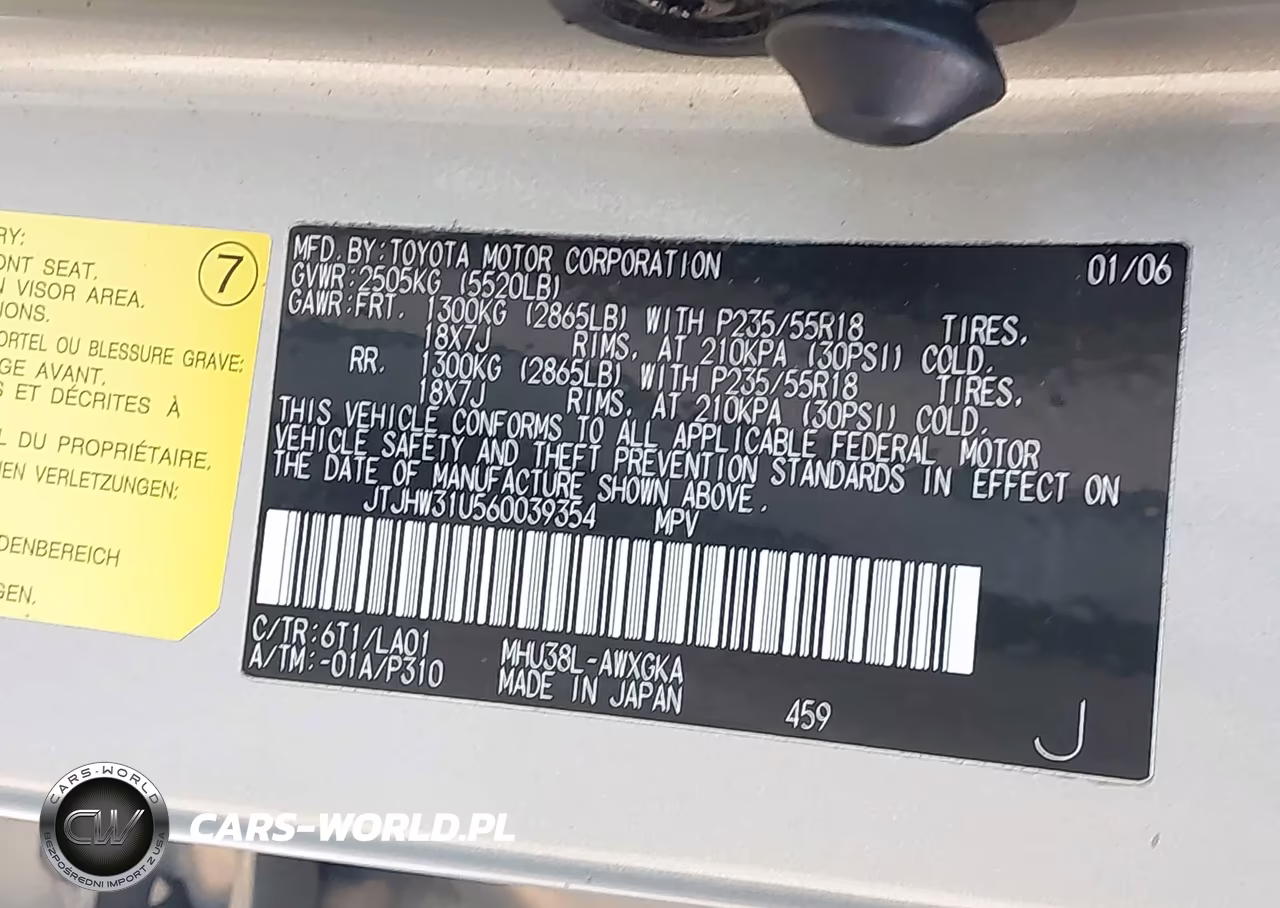 2006 Lexus Rx 400H VIN:JTJHW31U560039354 - 9