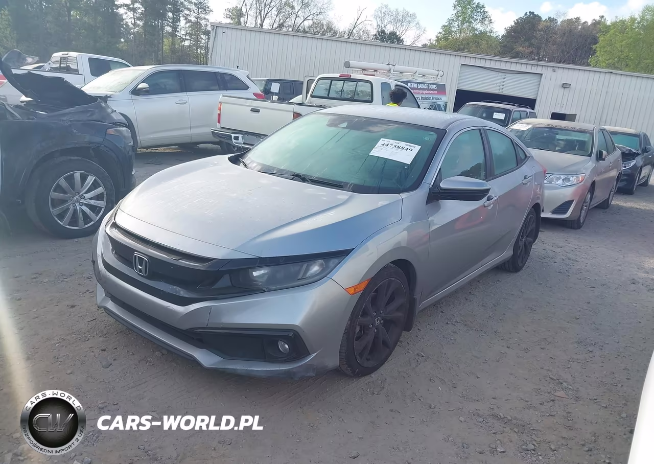 2020 Honda Civic Sport VIN:2HGFC2F85LH517855 - 2