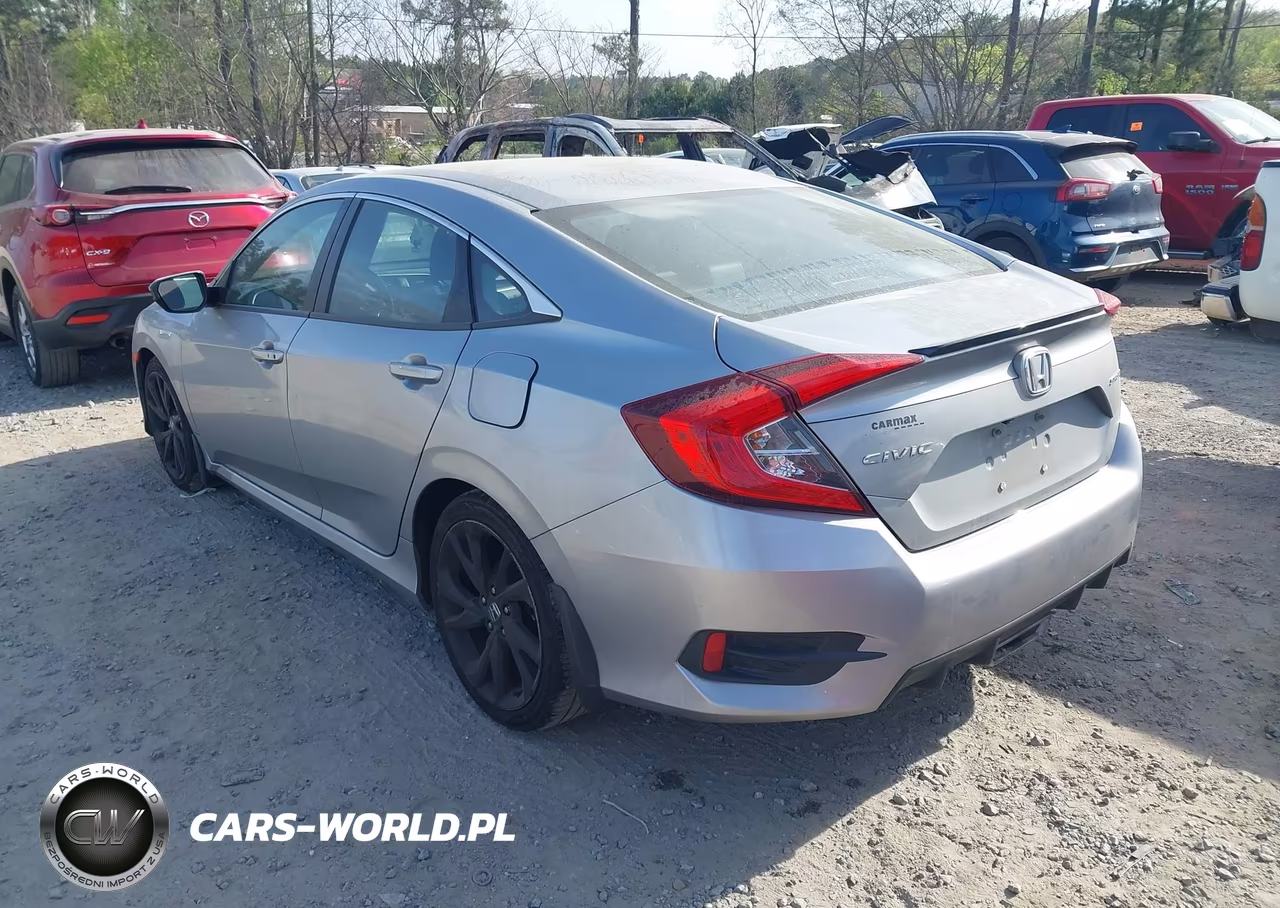 2020 Honda Civic Sport VIN:2HGFC2F85LH517855 - 3