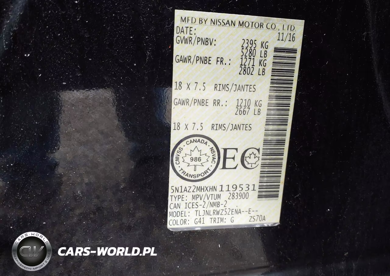 2017 Nissan Murano Platinum-S-Sl-Sv VIN:5N1AZ2MHXHN119531 - 9