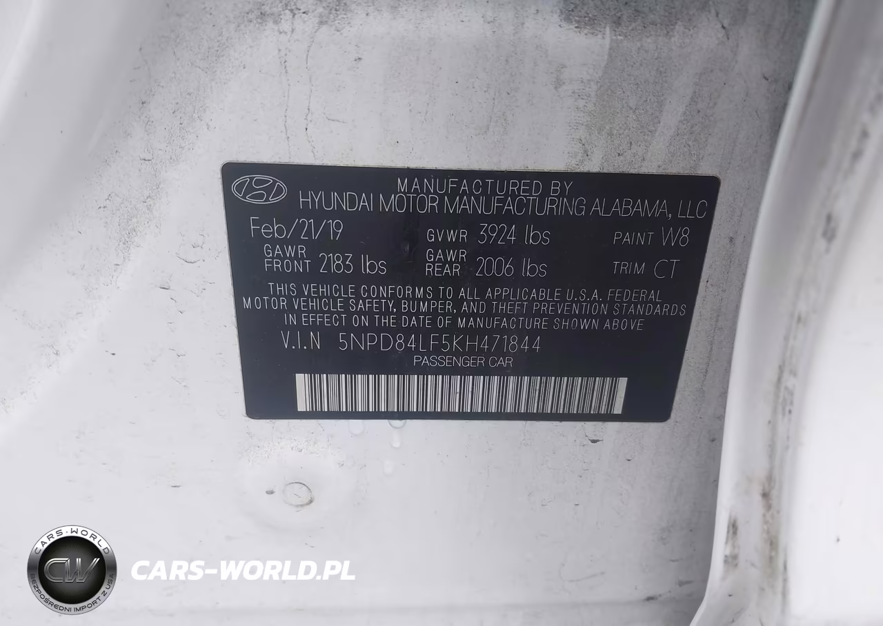 2019 Hyundai Elantra Sel VIN:5NPD84LF5KH471844 - 9