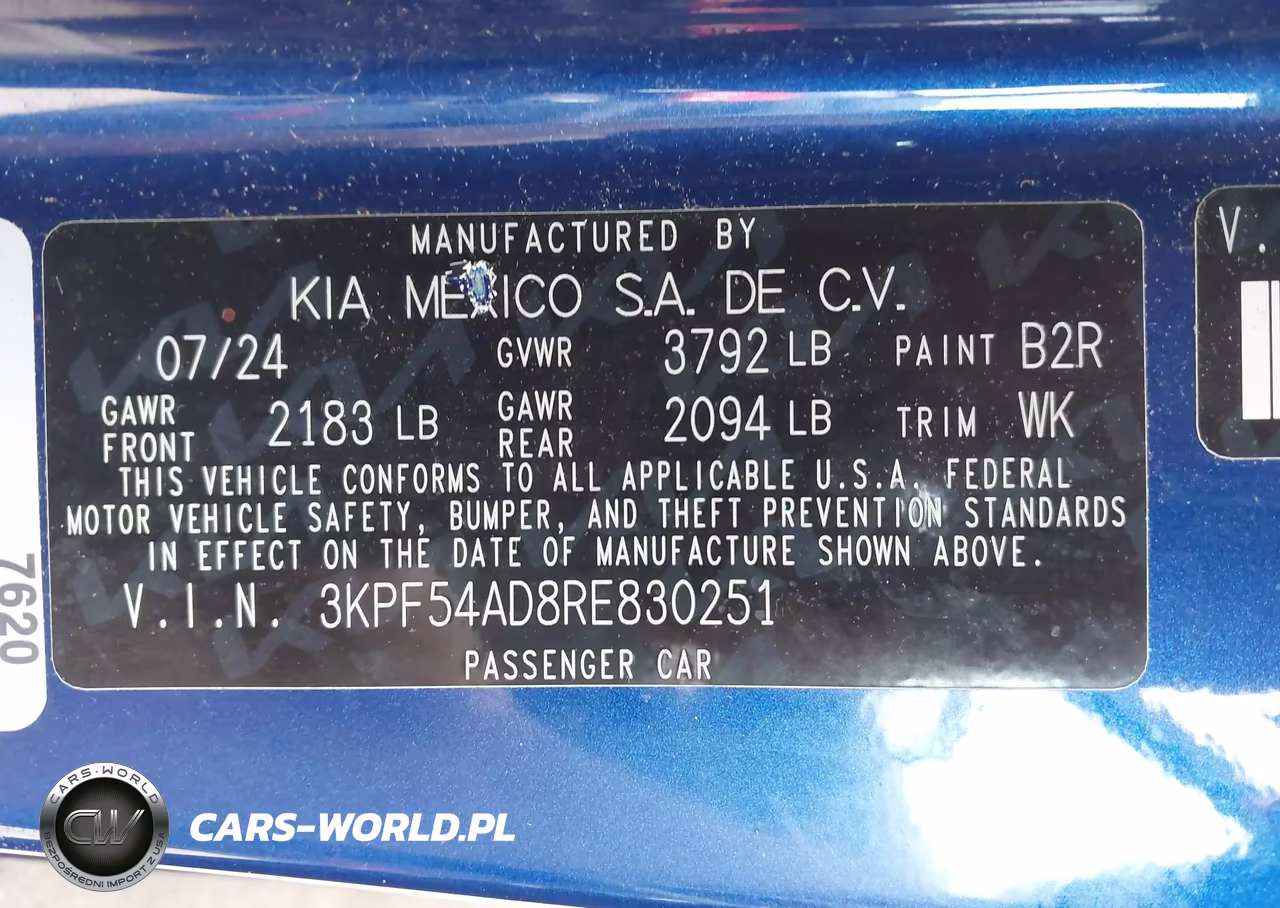 2024 Kia Forte Gt-Line VIN:3KPF54AD8RE830251 - 9