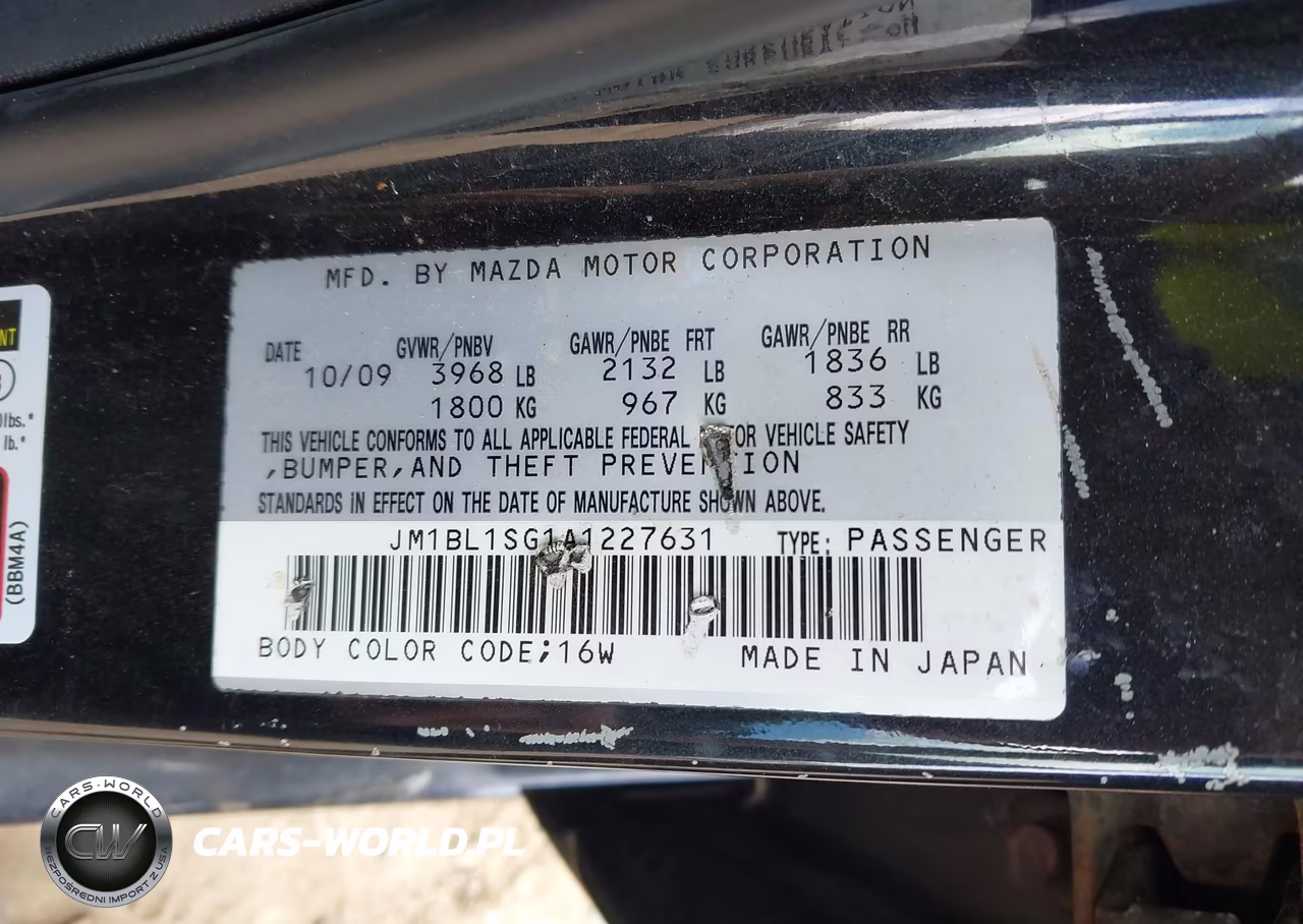 2010 Mazda Mazda3 I Touring VIN:JM1BL1SG1A1227631 - 9