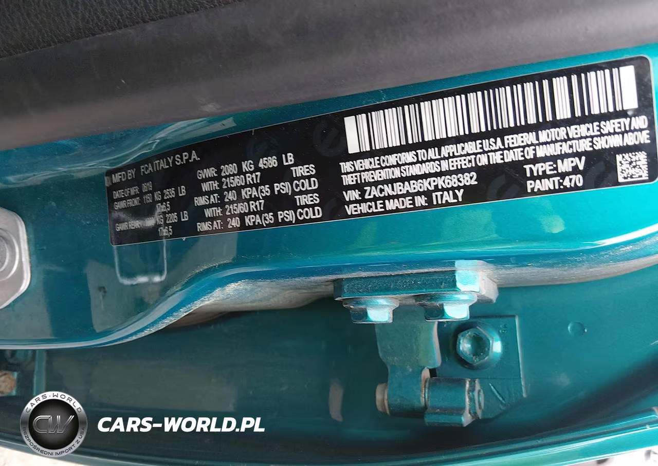 2019 Jeep Renegade Upland 4X4 VIN:ZACNJBAB6KPK68382 - 9