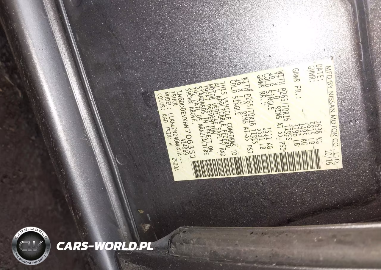 2017 Nissan Frontier Sv VIN:1N6DD0EVXHN706351 - 9
