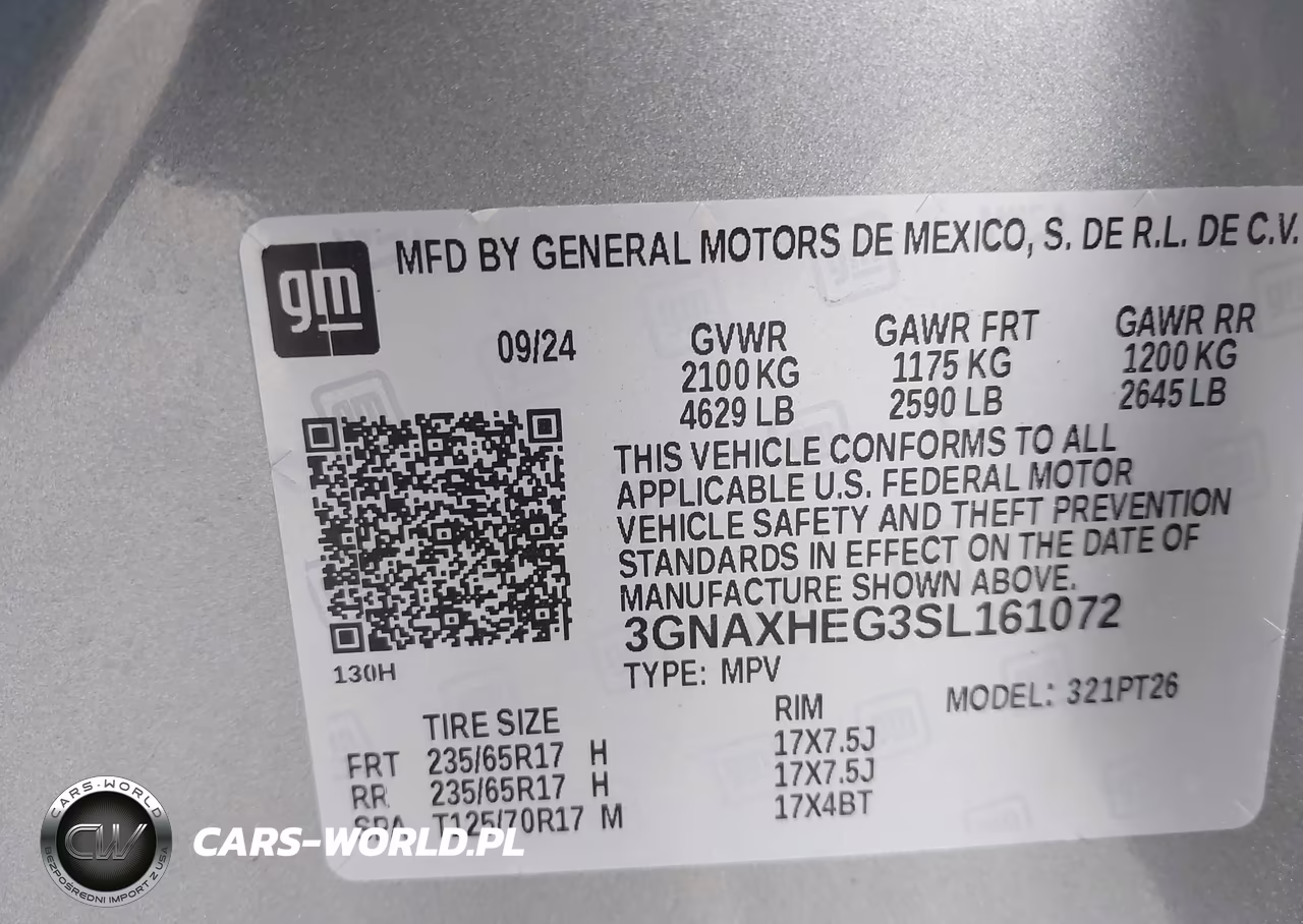 2025 Chevrolet Equinox Fwd Lt VIN:3GNAXHEG3SL161072 - 9
