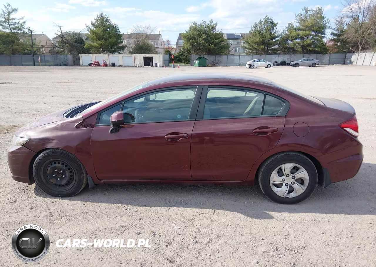 2013 Honda Civic Lx VIN:19XFB2F52DE246385 - 14