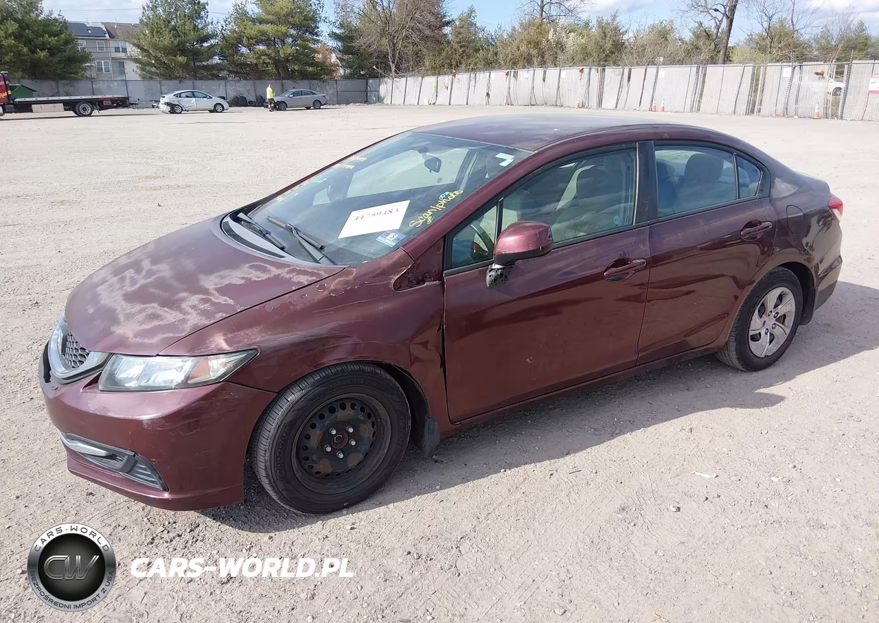 2013 Honda Civic Lx VIN:19XFB2F52DE246385 - 2