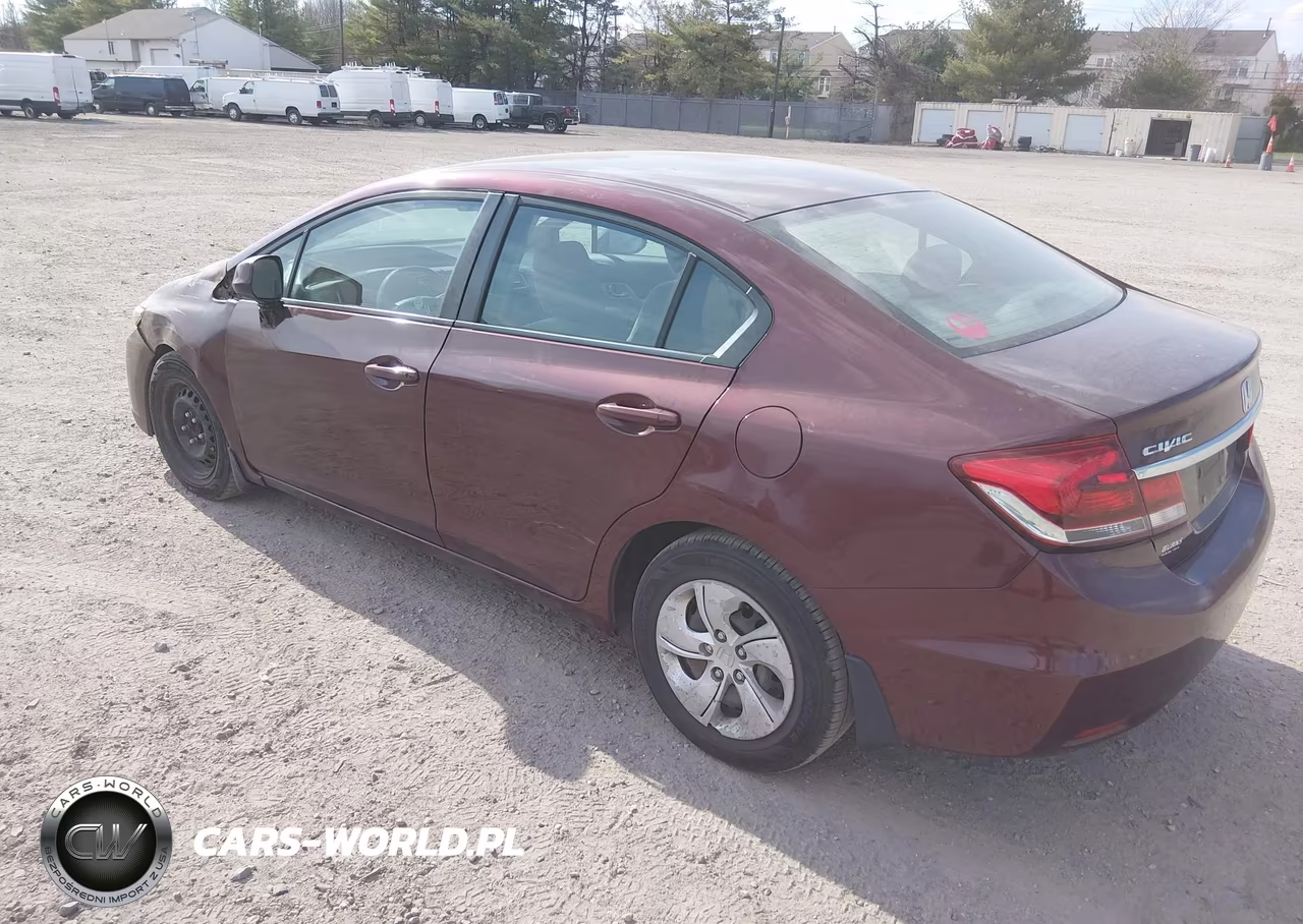 2013 Honda Civic Lx VIN:19XFB2F52DE246385 - 3