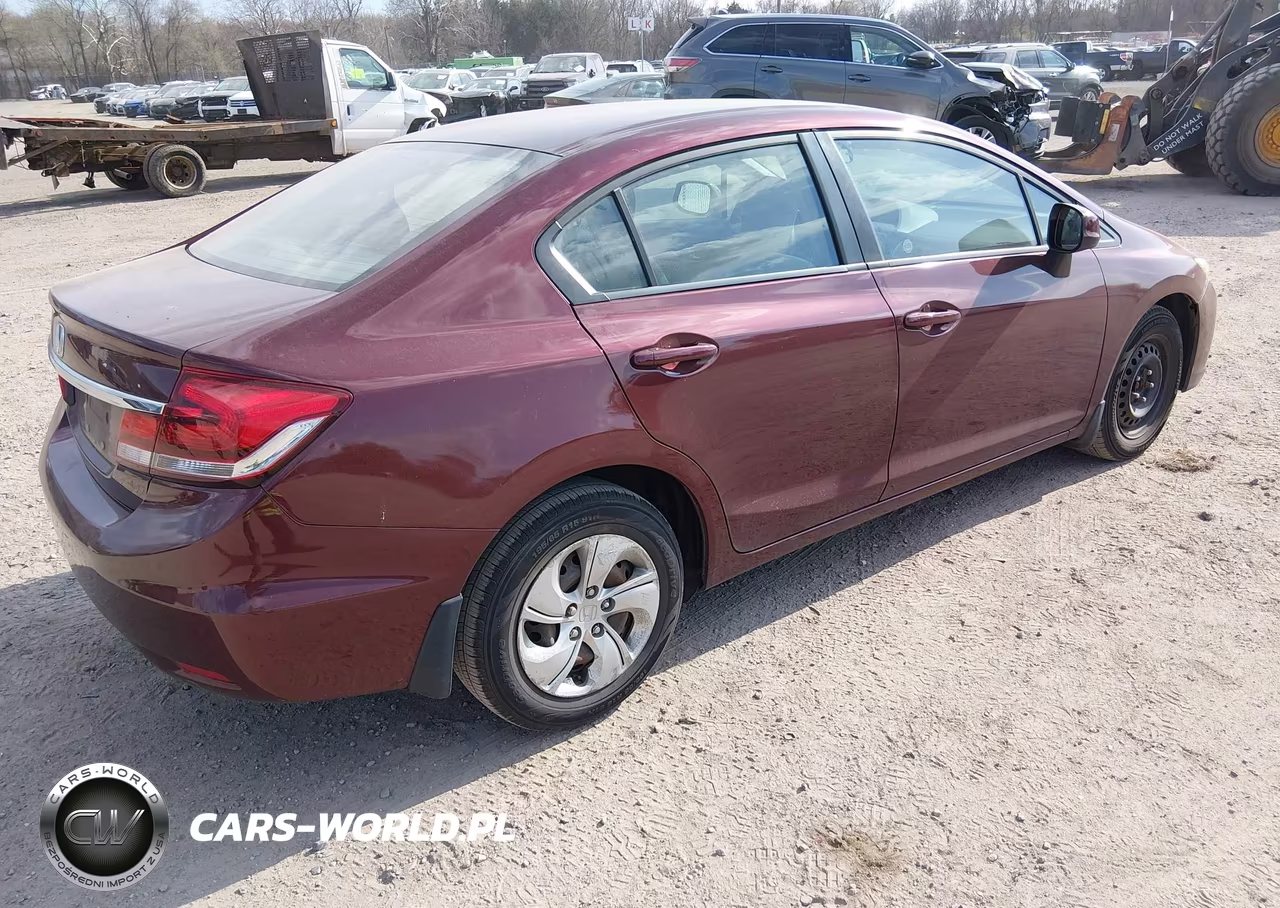 2013 Honda Civic Lx VIN:19XFB2F52DE246385 - 4