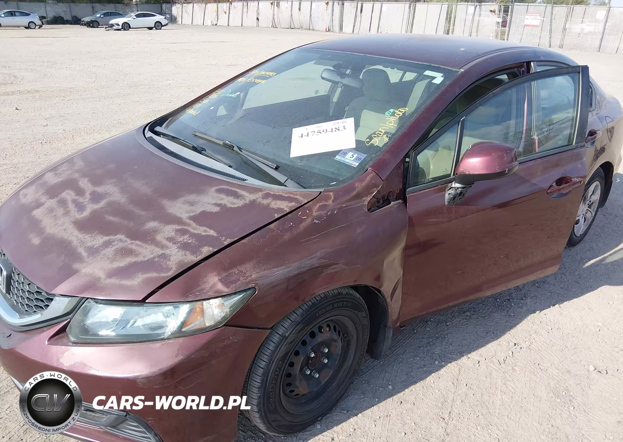 2013 Honda Civic Lx VIN:19XFB2F52DE246385 - 6