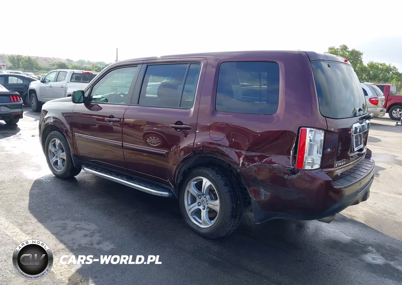 2014 Honda Pilot Ex-L VIN:5FNYF3H50EB023113 - 3