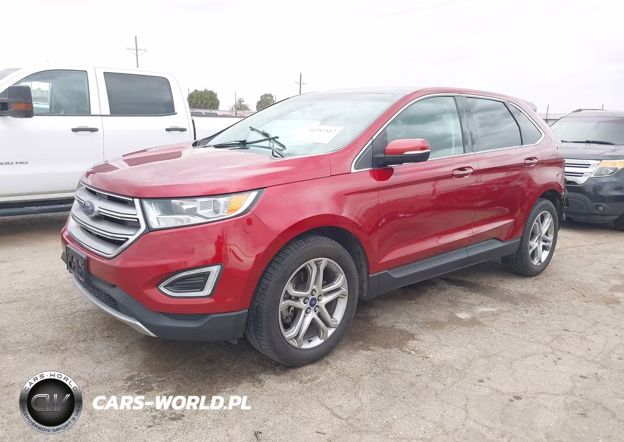 2015 Ford Edge Titanium VIN:2FMTK4K80FBB35970 - 2