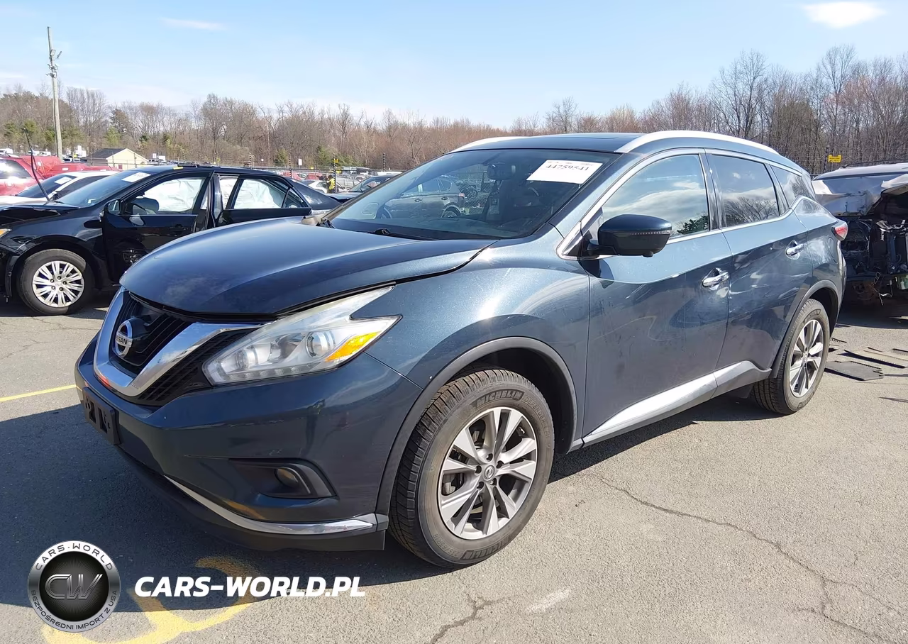 2017 Nissan Murano Sl VIN:5N1AZ2MH3HN195950 - 2