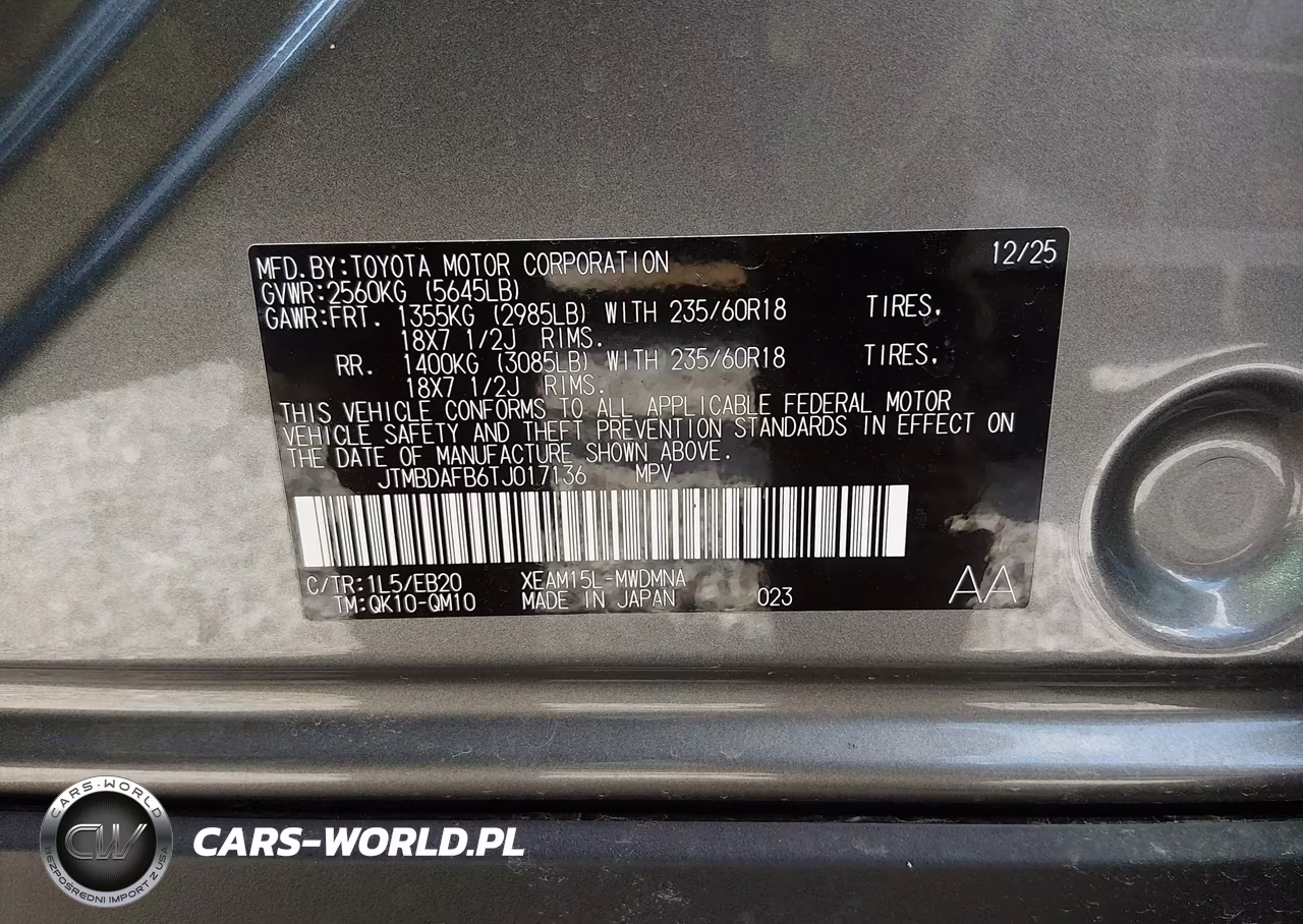2026 Toyota Bz Xle VIN:JTMBDAFB6TJ017136 - 9