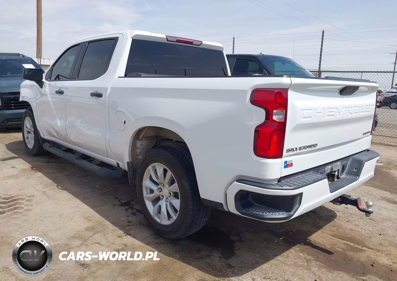 2021 Chevrolet Silverado 1500 2Wd Short Bed Custom VIN:3GCPWBEK2MG453511 - 3