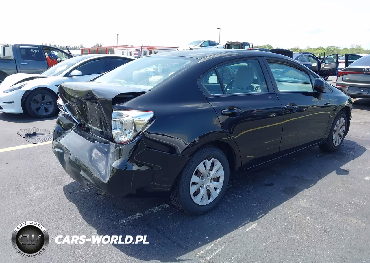 2012 Honda Civic Lx VIN:19XFB2F59CE100631 - 4