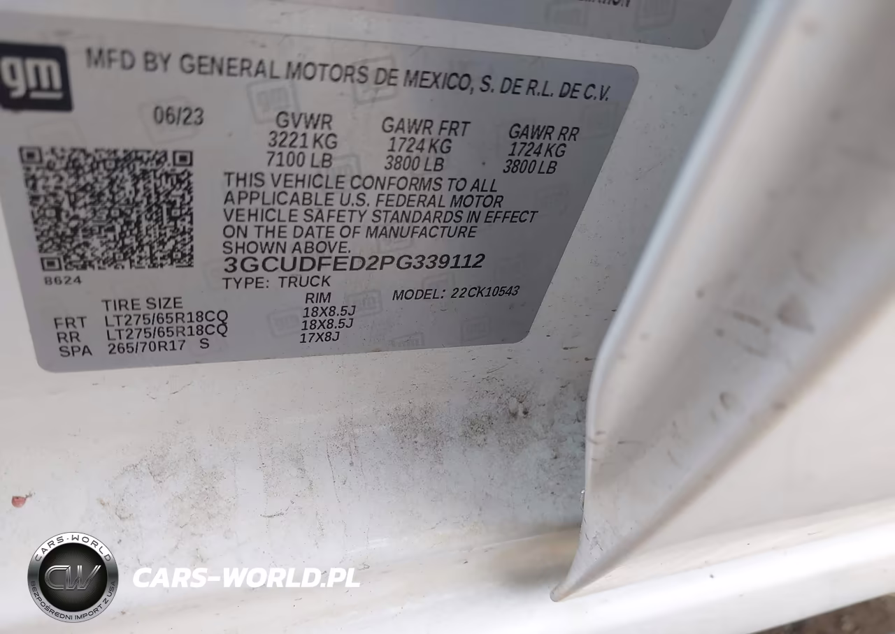 2023 Chevrolet Silverado 1500 4Wd Short Bed Lt Trail Boss VIN:3GCUDFED2PG339112 - 9