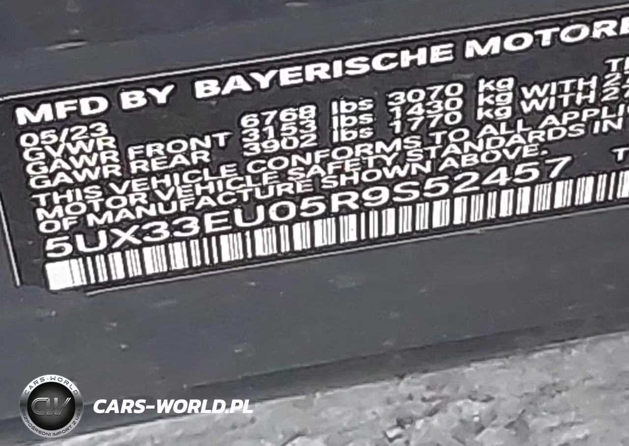 2024 BMW X5 M60I VIN:5UX33EU05R9S52457 - 9