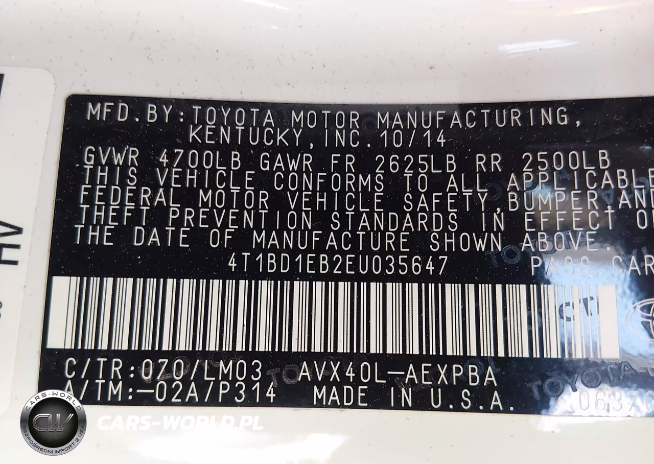 2014 Toyota Avalon Hybrid Limited VIN:4T1BD1EB2EU035647 - 9