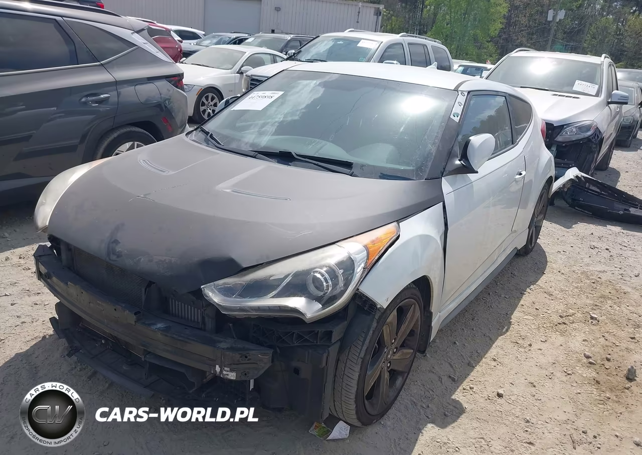 2015 Hyundai Veloster Turbo VIN:KMHTC6AE3FU233160 - 2