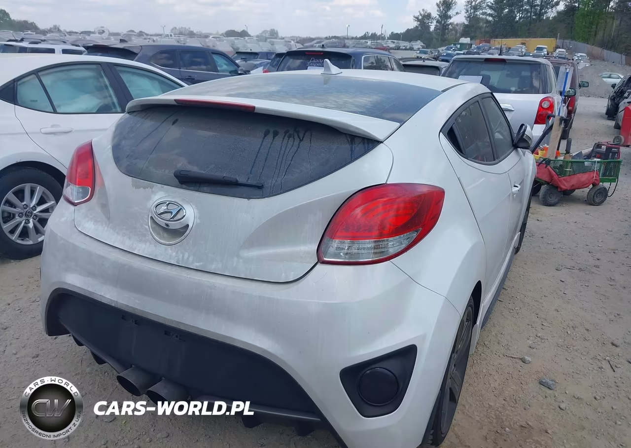 2015 Hyundai Veloster Turbo VIN:KMHTC6AE3FU233160 - 4