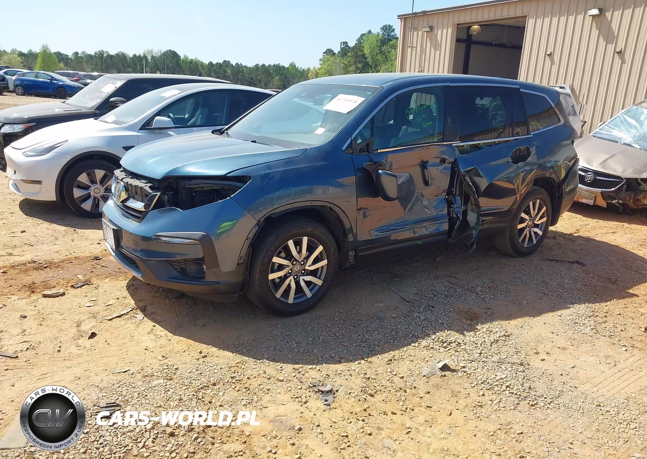2020 Honda Pilot 2Wd Ex-L VIN:5FNYF5H51LB028393 - 2