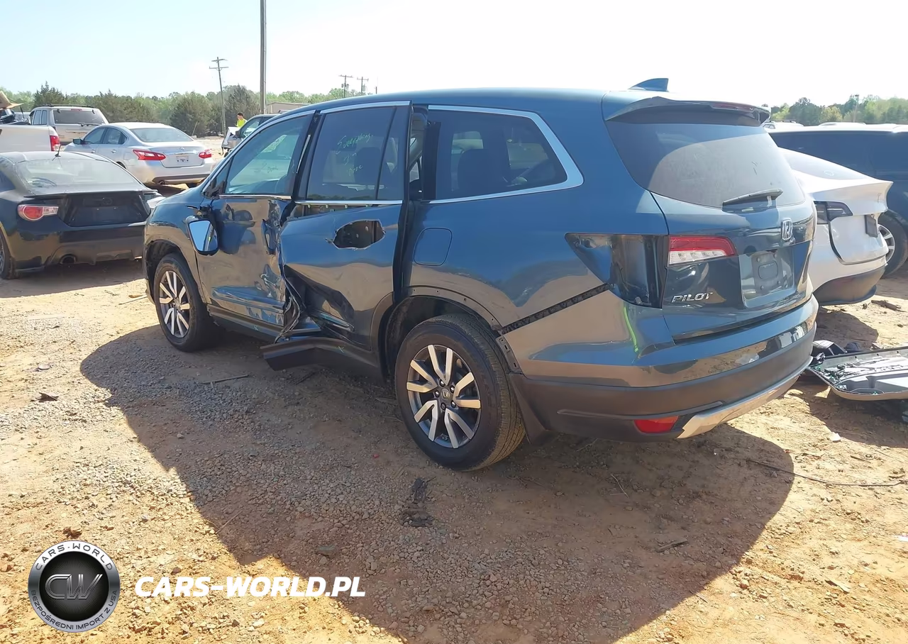 2020 Honda Pilot 2Wd Ex-L VIN:5FNYF5H51LB028393 - 3