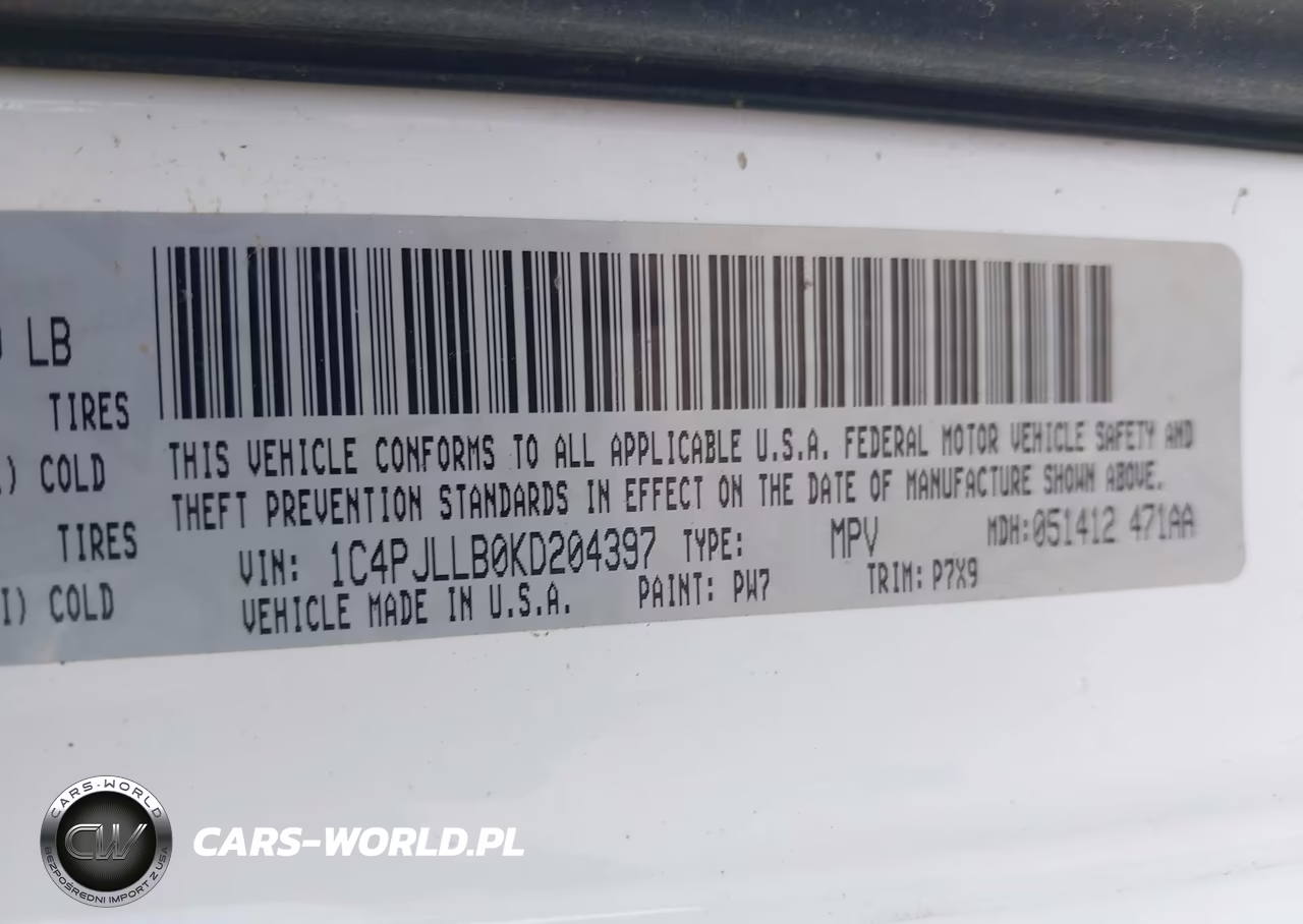 2019 Jeep Cherokee Latitude Plus Fwd VIN:1C4PJLLB0KD204397 - 9