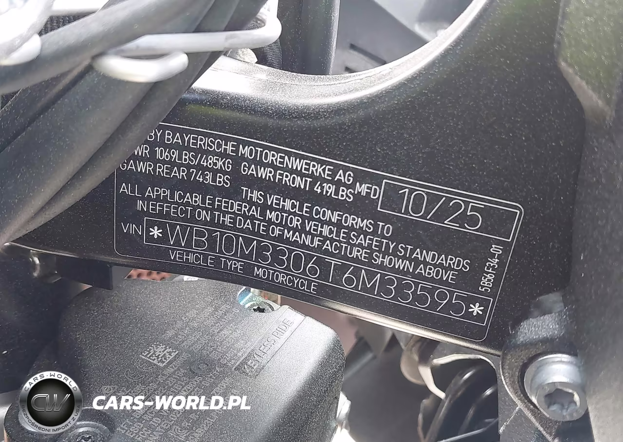 2026 BMW R 1300 Gs Adventure VIN:WB10M3306T6M33595 - 10