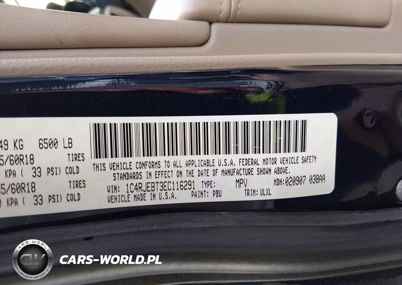 2014 Jeep Grand Cherokee Limited VIN:1C4RJEBT3EC116291 - 9