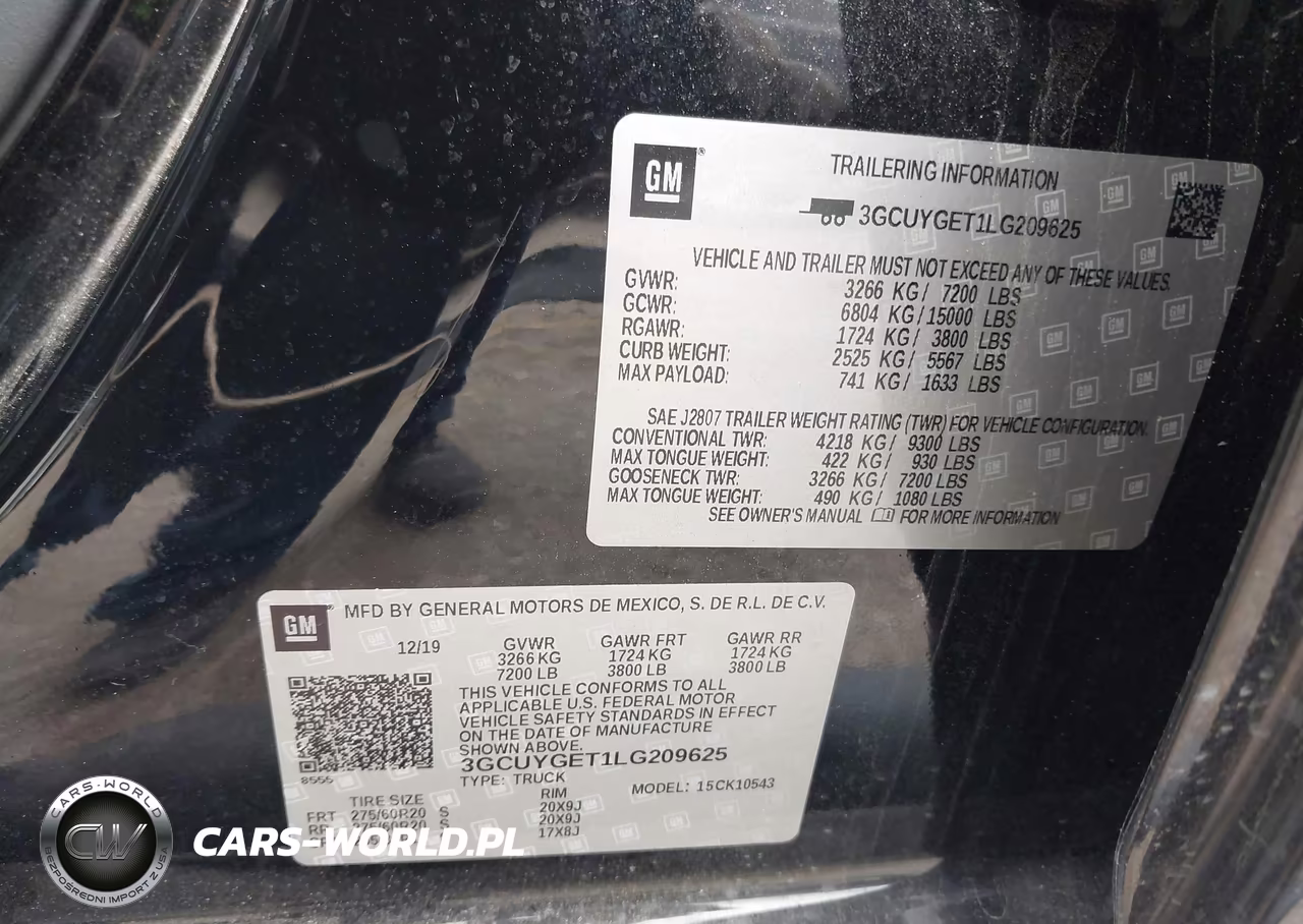 2020 Chevrolet Silverado 1500 4Wd Short Bed Ltz VIN:3GCUYGET1LG209625 - 9