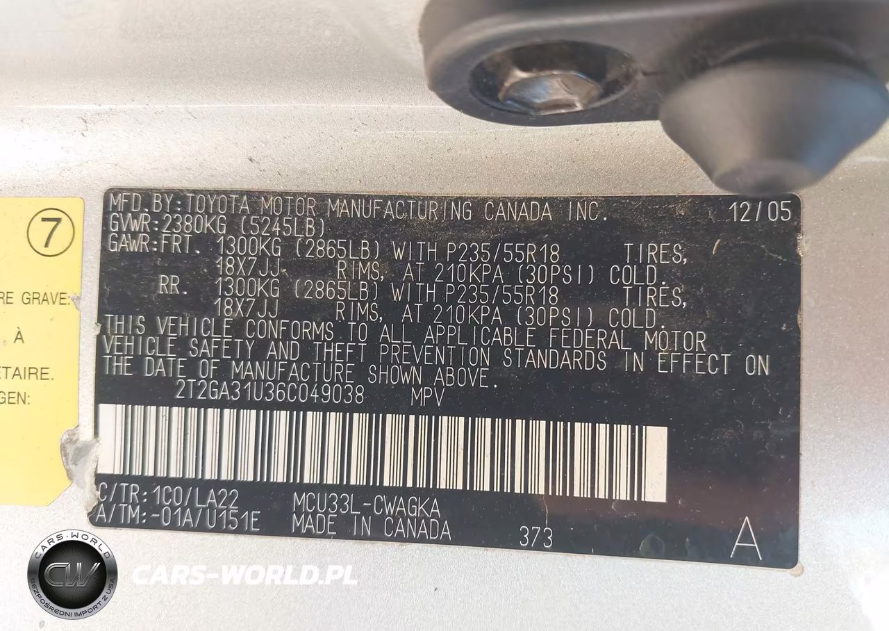 2006 Lexus Rx 330 VIN:2T2GA31U36C049038 - 9