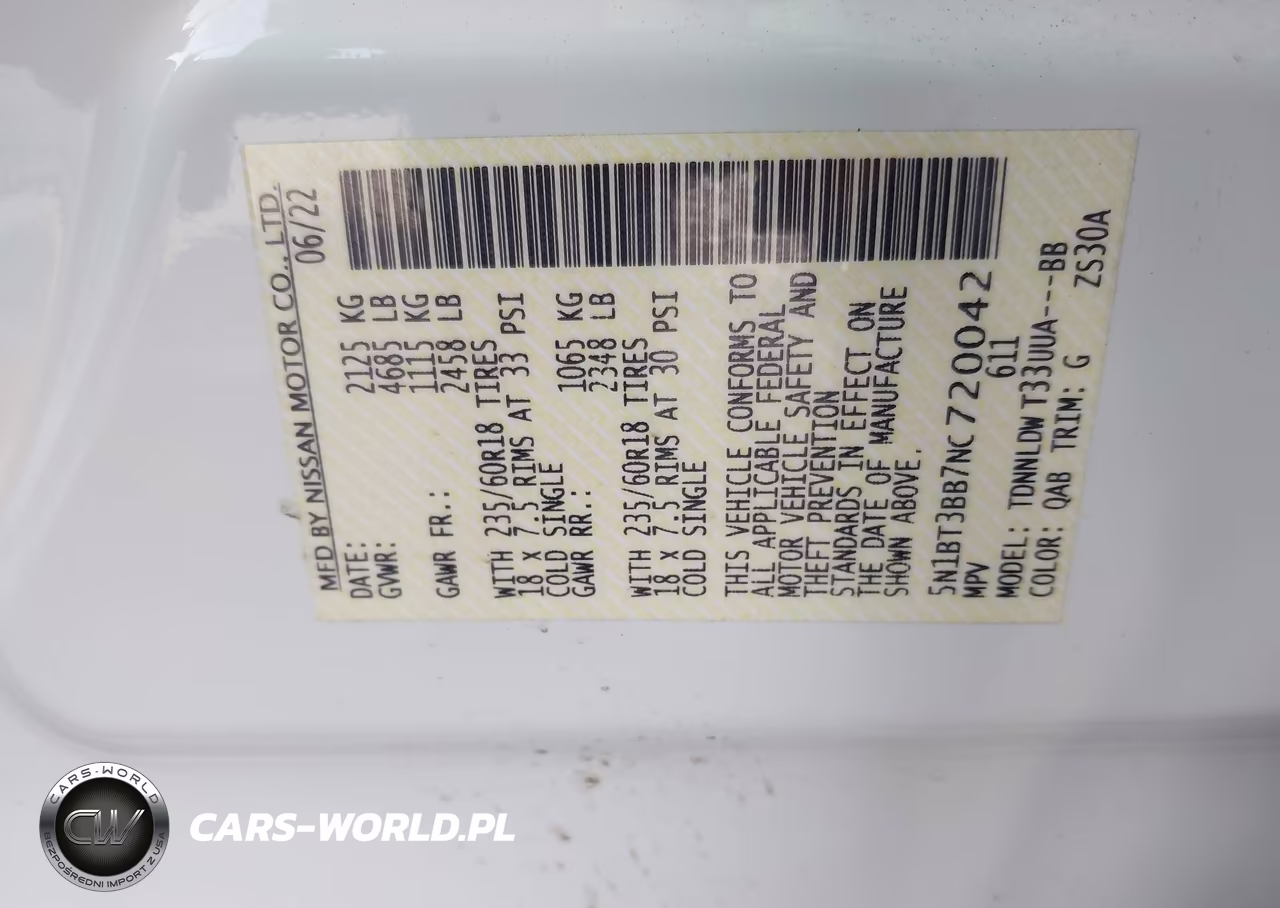 2022 Nissan Rogue Sv Intelligent Awd VIN:5N1BT3BB7NC720042 - 9