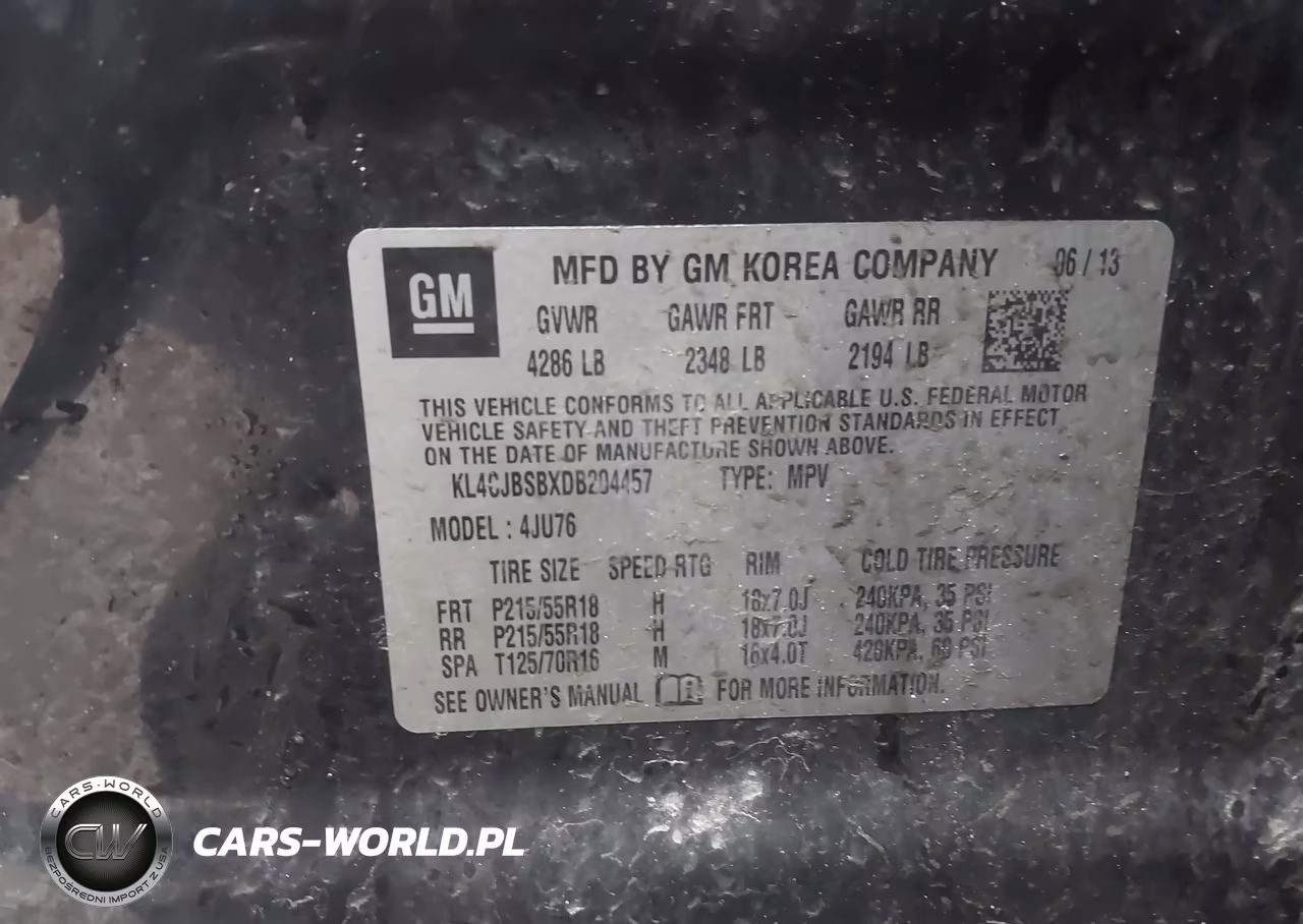 2013 Buick Encore Convenience VIN:KL4CJBSBXDB204457 - 9
