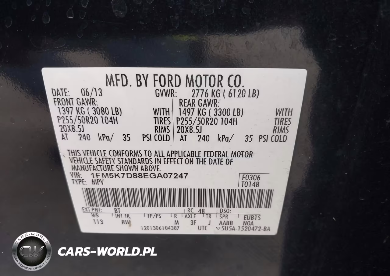 2014 Ford Explorer Xlt VIN:1FM5K7D88EGA07247 - 9