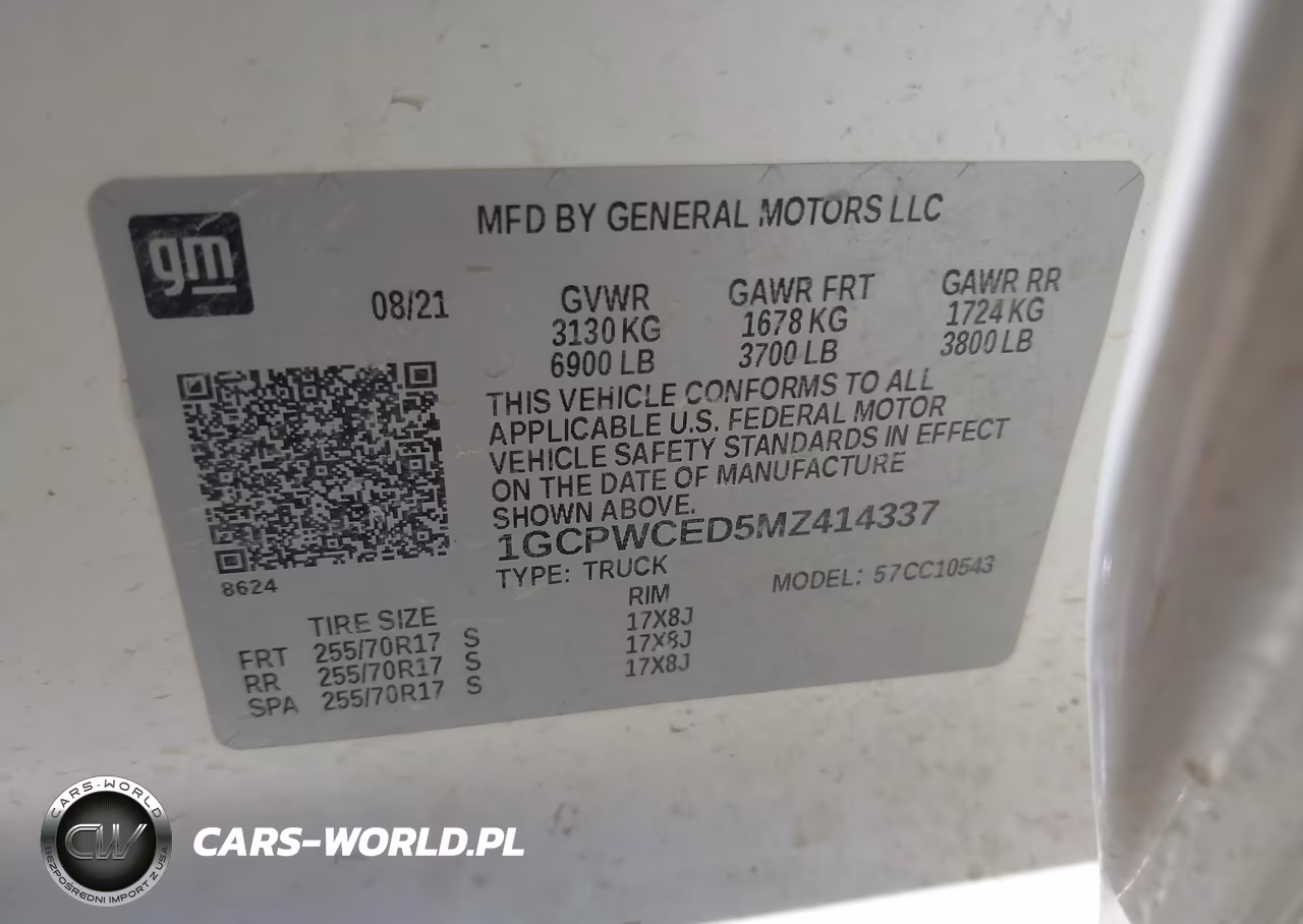 2021 Chevrolet Silverado 1500 2Wd Short Bed Lt VIN:1GCPWCED5MZ414337 - 9