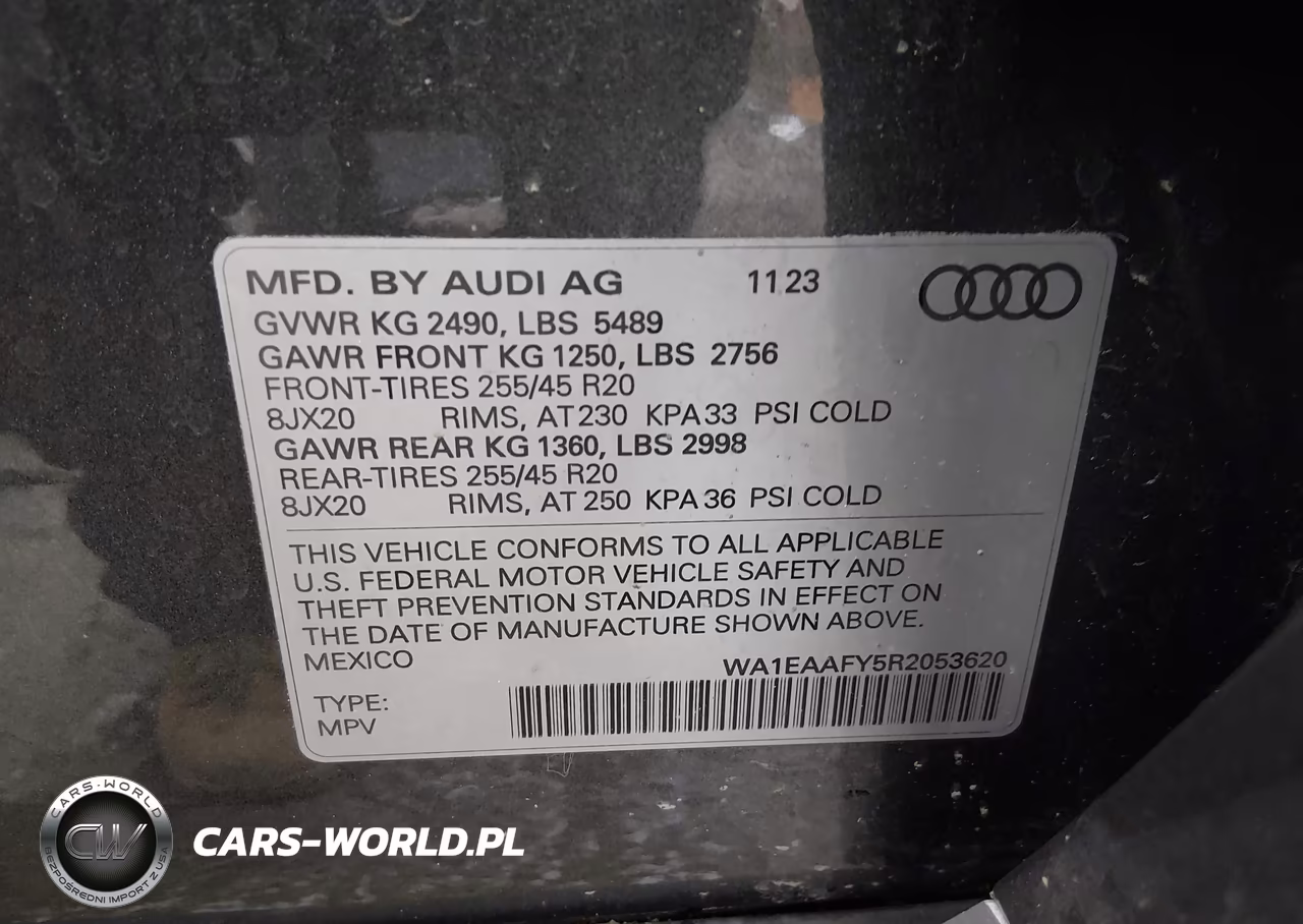 2024 Audi Q5 Premium Plus 45 Tfsi S Line Quattro VIN:WA1EAAFY5R2053620 - 9