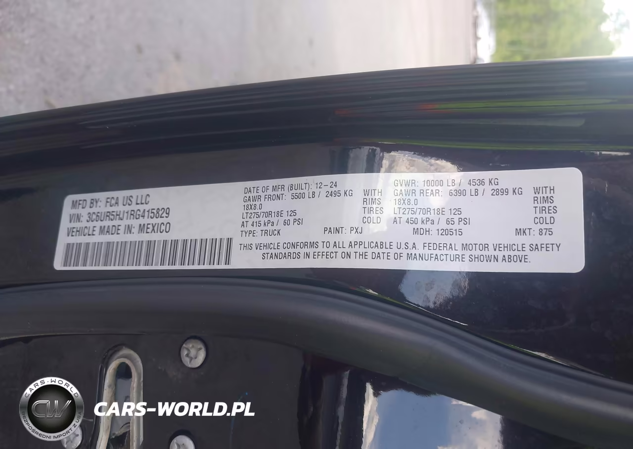 2024 Ram 2500 Tradesman 4X4 8' Box VIN:3C6UR5HJ1RG415829 - 9