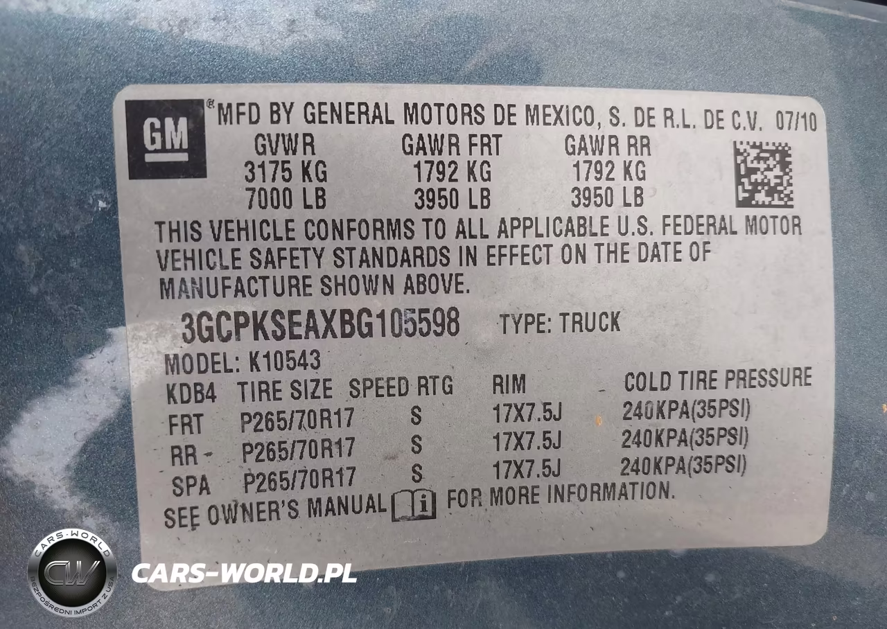 2011 Chevrolet Silverado 1500 Lt VIN:3GCPKSEAXBG105598 - 9