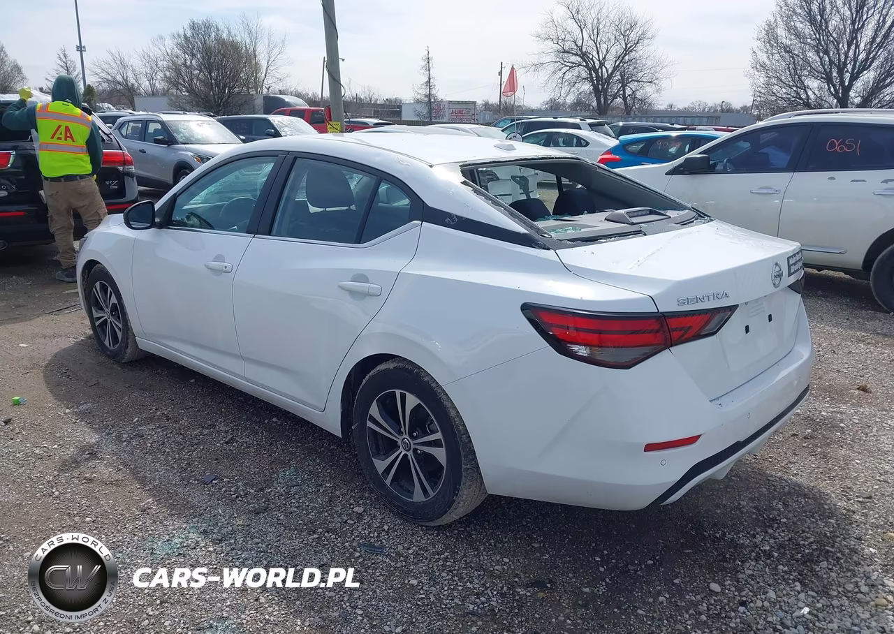 2022 Nissan Sentra Sv Xtronic Cvt VIN:3N1AB8CV2NY256743 - 3