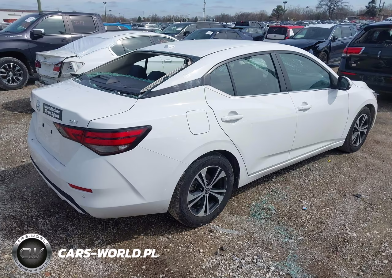 2022 Nissan Sentra Sv Xtronic Cvt VIN:3N1AB8CV2NY256743 - 4