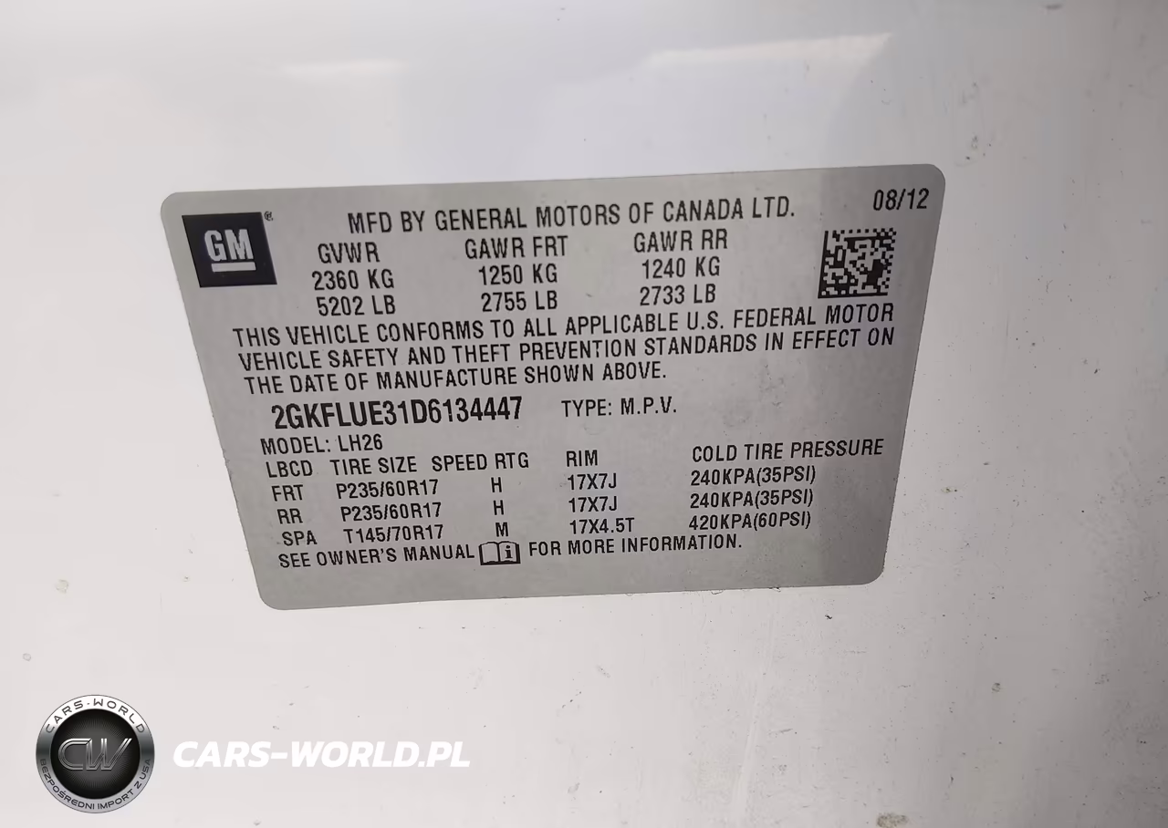 2013 GMC Terrain Slt-1 VIN:2GKFLUE31D6134447 - 9