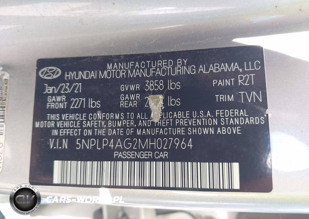 2021 Hyundai Elantra Limited VIN:5NPLP4AG2MH027964 - 9