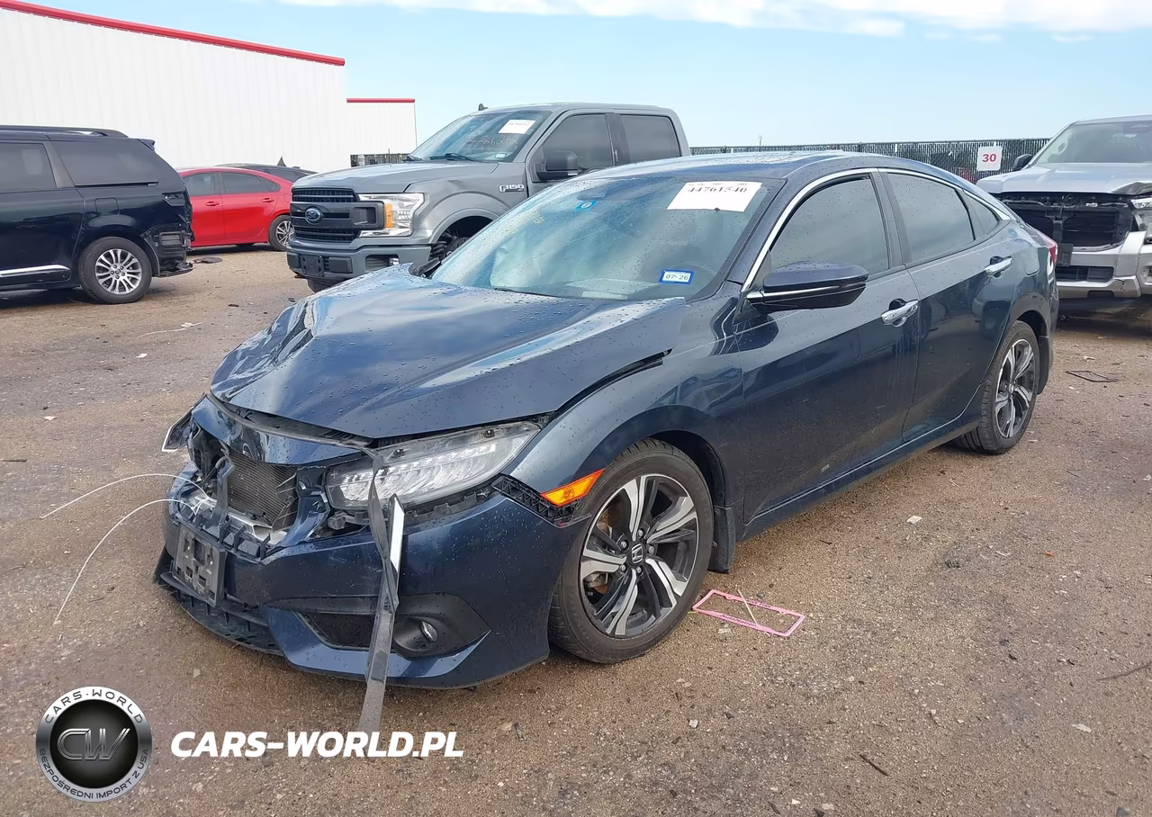 2017 Honda Civic Touring VIN:19XFC1F99HE017542 - 2