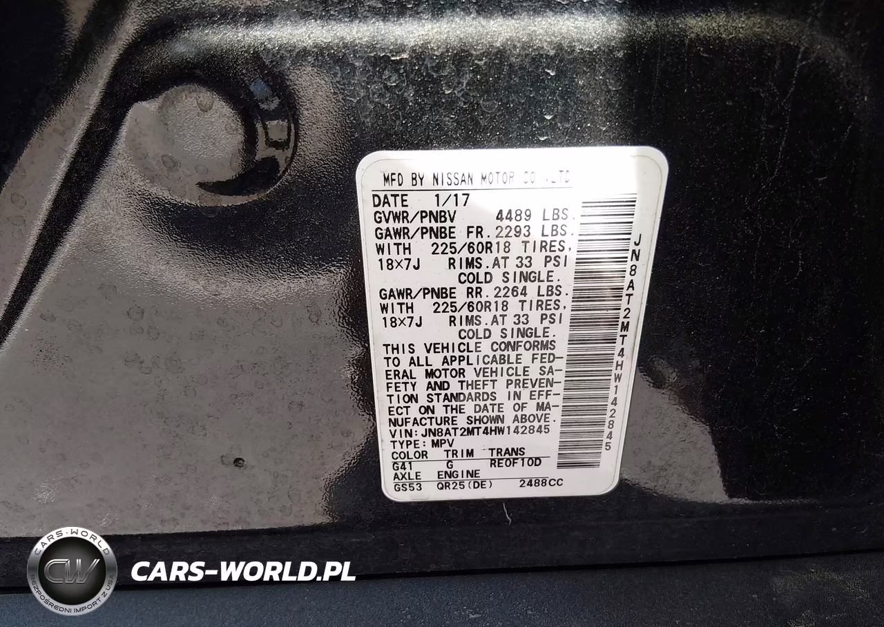 2017 Nissan Rogue Sl VIN:JN8AT2MT4HW142845 - 9