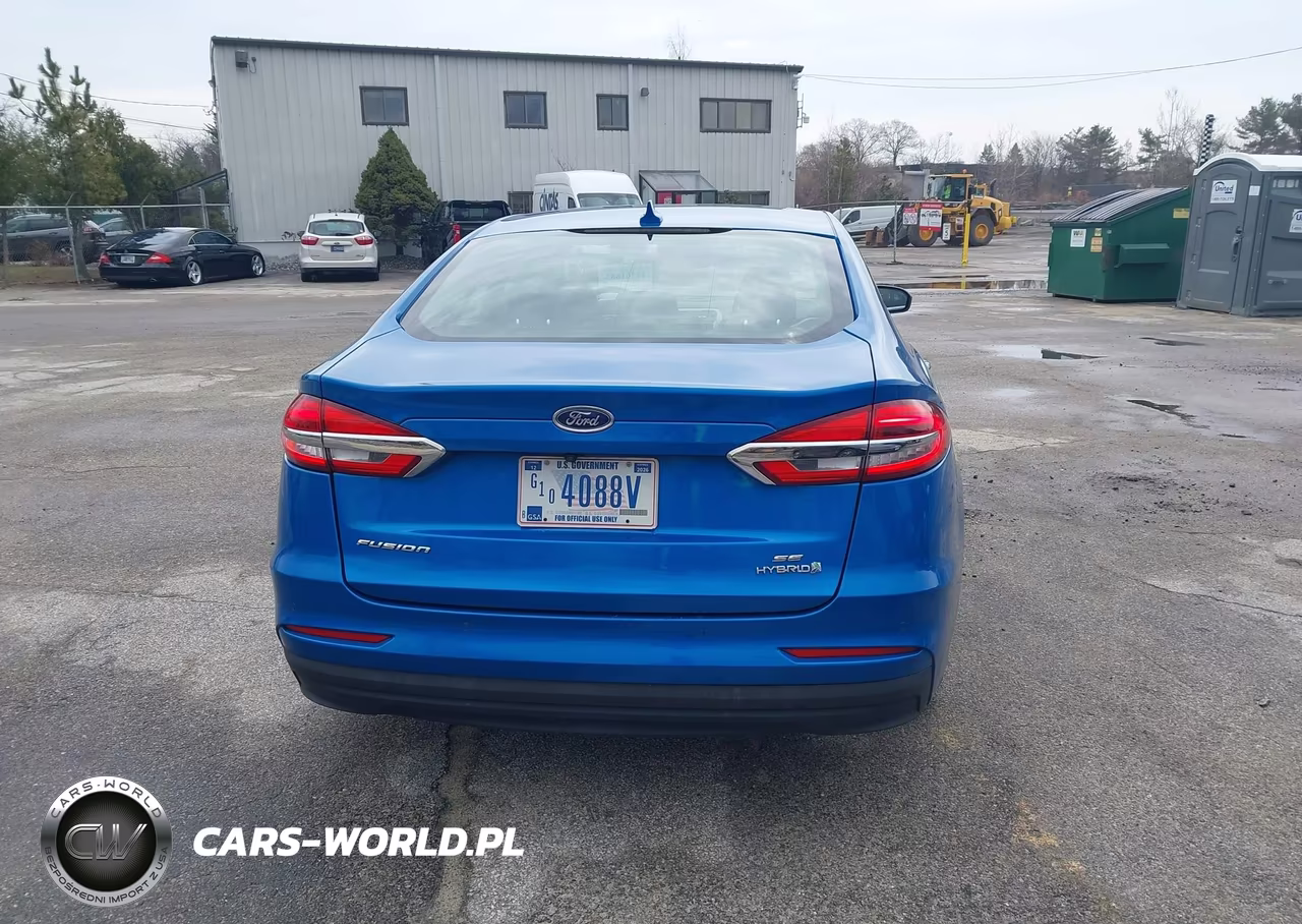 2019 Ford Fusion Hybrid Se VIN:3FA6P0LU2KR258131 - 16