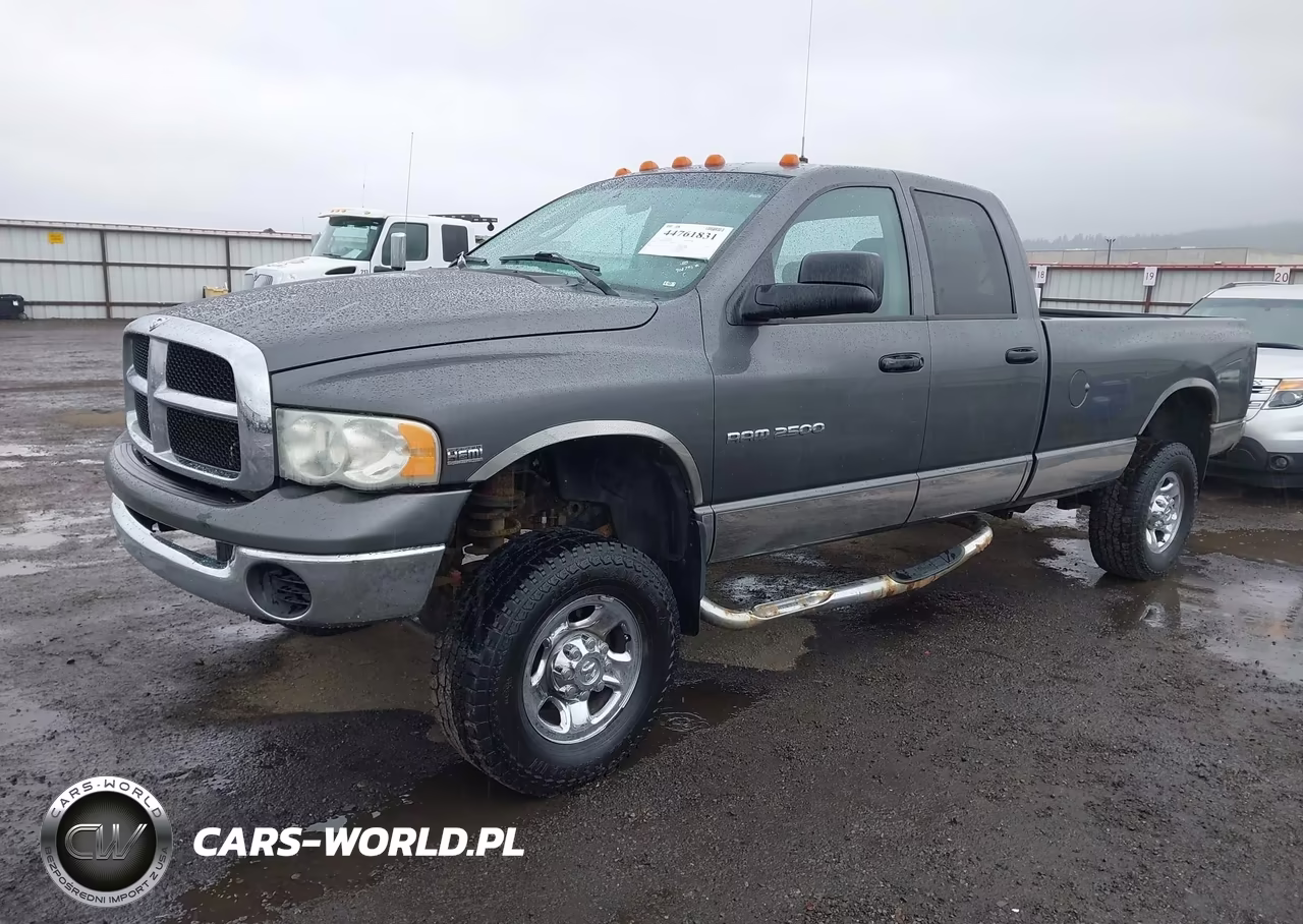 2004 Dodge Ram 2500 Slt-Laramie VIN:3D7KU28D34G202516 - 2