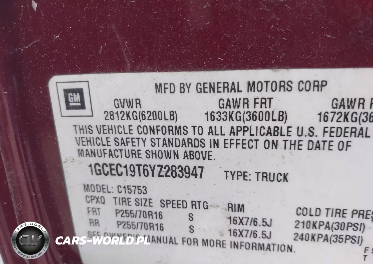 2000 Chevrolet Silverado 1500 Ls VIN:1GCEC19T6YZ283947 - 9